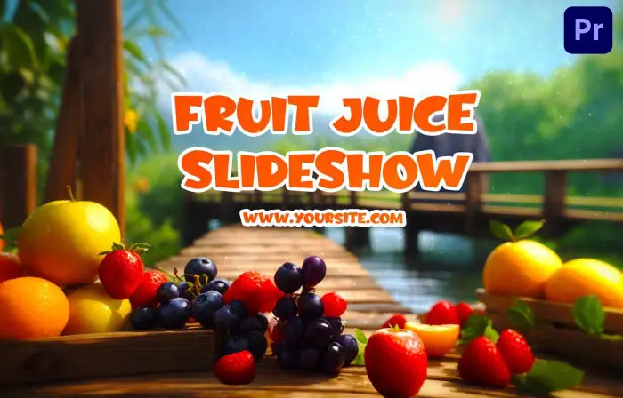 Lavish Fruit Juice Menu 3D Slideshow
